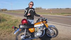 Editor Backus and our Project Honda CB350